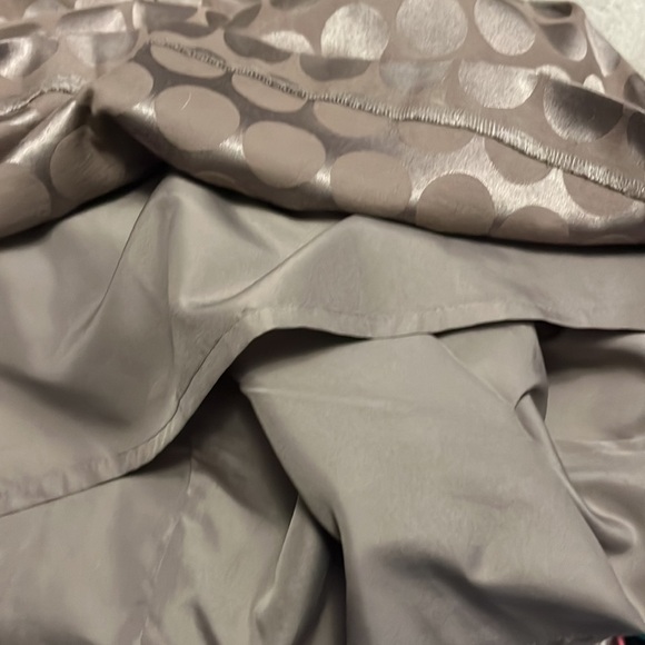 Loft sleeveless fully lined dress in a pewter color, size 4 - Picture 9 of 12